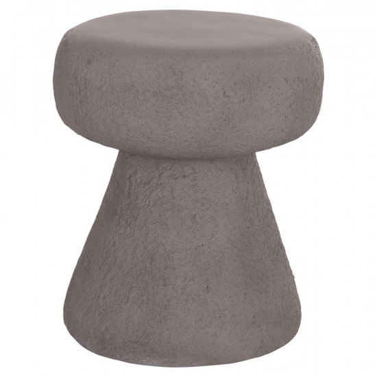 ΣΚΑΜΠΟ ΣΤΡΟΓΓΥΛΟ INTERON FIBER CEMENT ΣΕ ΓΚΡΙ Φ34x39Υεκ.