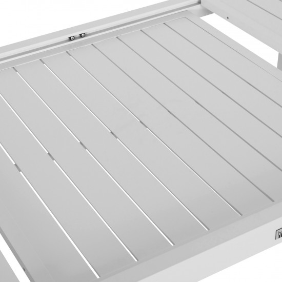 ΣΕΤ ΤΡΑΠΕΖΑΡΙΑΣ ΕΞ.ΧΩΡΟΥ 7ΤΜΧ KRUM ΛΕΥΚΟ ΑΛΟΥΜΙΝΙΟ--P.E.TWISTED RATTAN