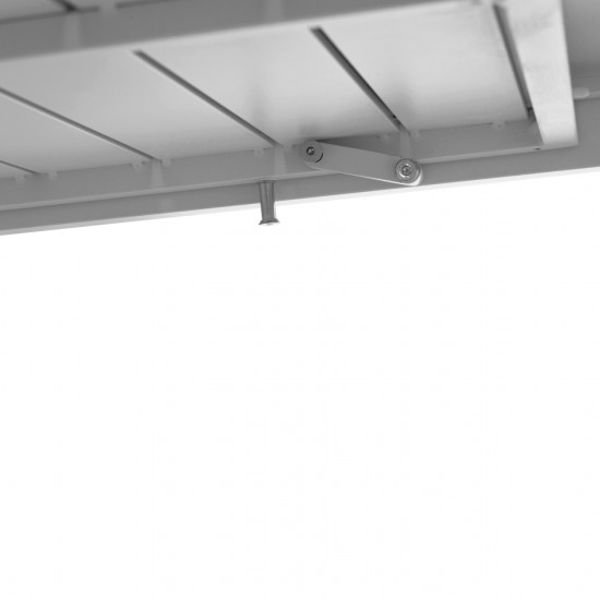 ΣΕΤ ΤΡΑΠΕΖΑΡΙΑΣ ΕΞ.ΧΩΡΟΥ 7ΤΜΧ KRUM ΛΕΥΚΟ ΑΛΟΥΜΙΝΙΟ--P.E.TWISTED RATTAN