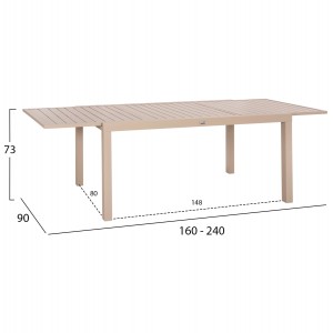 ΣΕΤ ΤΡΑΠΕΖΑΡΙΑΣ ΕΞ.ΧΩΡΟΥ 7ΤΜΧ KRUM ΑΛΟΥΜΙΝΙΟ ΣΕ ΣΑΜΠΑΝΙ