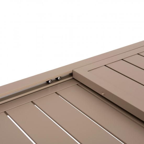 ΣΕΤ ΤΡΑΠΕΖΑΡΙΑΣ ΕΞ.ΧΩΡΟΥ 7ΤΜΧ KRUM ΑΛΟΥΜΙΝΙΟ ΣΕ ΣΑΜΠΑΝΙ