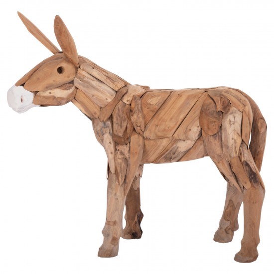 ΔΙΑΚΟΣΜΗΤΙΚΟ ΓΑΙΔΟΥΡΑΚΙ ΑΝΑΚΥΛΩΜΕΝΟ ΞΥΛΟ ΤΕΑΚ ΣΕ ΦΥΣΙΚΟ 103x33x99,5Υεκ.