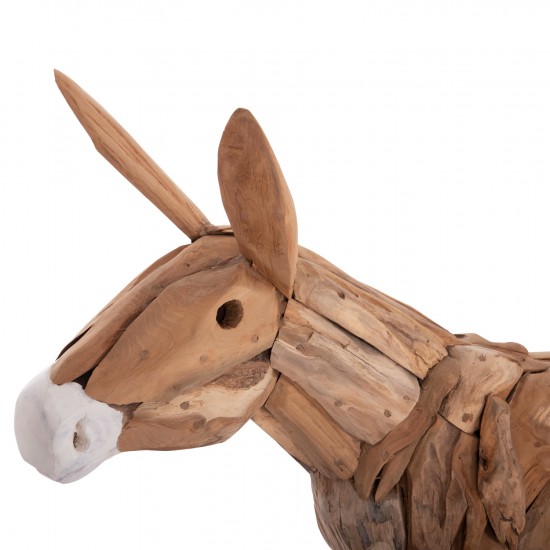 ΔΙΑΚΟΣΜΗΤΙΚΟ ΓΑΙΔΟΥΡΑΚΙ ΑΝΑΚΥΛΩΜΕΝΟ ΞΥΛΟ ΤΕΑΚ ΣΕ ΦΥΣΙΚΟ 103x33x99,5Υεκ.