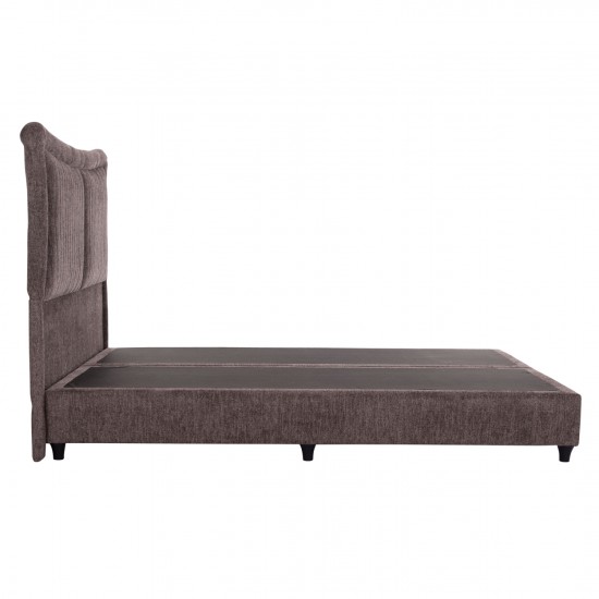 ΚΡEΒΑΤΙ ΔΙΠΛΟ NESTOR ΥΦΑΣΜΑ ΜΠΟΥΚΛΕ ΚΑΦΕ ΓΙΑ ΣΤΡΩΜΑ 160x200εκ.