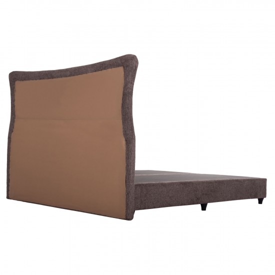 ΚΡEΒΑΤΙ ΔΙΠΛΟ NESTOR ΥΦΑΣΜΑ ΜΠΟΥΚΛΕ ΚΑΦΕ ΓΙΑ ΣΤΡΩΜΑ 160x200εκ.