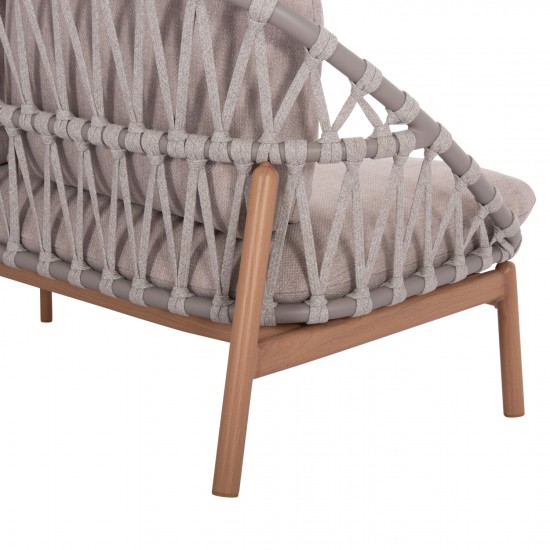 ΣΕΤ ΣΑΛΟΝΙ ΕΞ.ΧΩΡΟΥ 5ΤΜΧ KROM ΑΛΟΥΜΙΝΙΟ ΣΧΟΙΝΙ STRAP 3D PRINTED ΓΥΑΛΙ