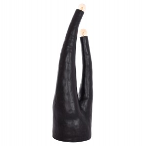 ΔΙΑΚΟΣΜΗΤΙΚΟ ΦΩΤΙΣΤΙΚΟ ΔΑΠΕΔΟΥ TUSKEN FIBER CEMENT-ΜΑΥΡΟ 50x43x145Υεκ.