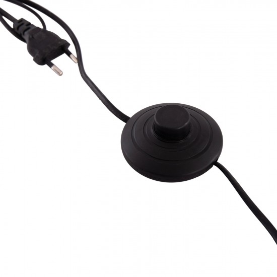 ΔΙΑΚΟΣΜΗΤΙΚΟ ΦΩΤΙΣΤΙΚΟ ΔΑΠΕΔΟΥ TUSKEN FIBER CEMENT-ΜΑΥΡΟ 50x43x145Υεκ.