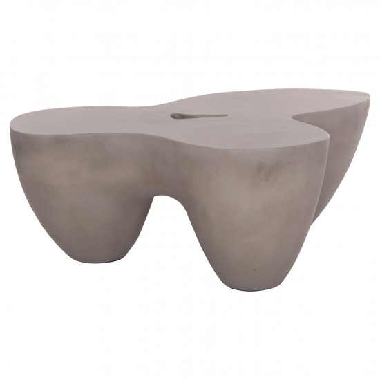 ΤΡΑΠΕΖΙ ΣΑΛΟΝΙΟΥ SALLEN FIBER CEMENT ΣΕ ΓΚΡΙ 108x94x38,5Υεκ.