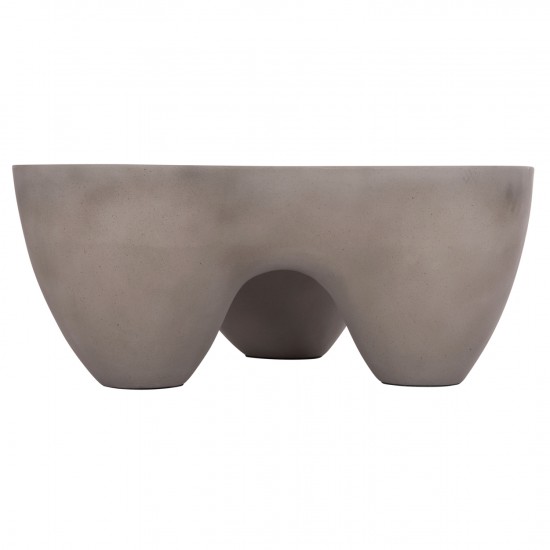 ΤΡΑΠΕΖΙ ΣΑΛΟΝΙΟΥ SALLEN FIBER CEMENT ΣΕ ΓΚΡΙ 108x94x38,5Υεκ.