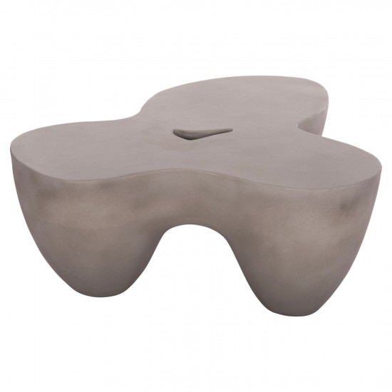 ΤΡΑΠΕΖΙ ΣΑΛΟΝΙΟΥ SALLEN FIBER CEMENT ΣΕ ΓΚΡΙ 108x94x38,5Υεκ.