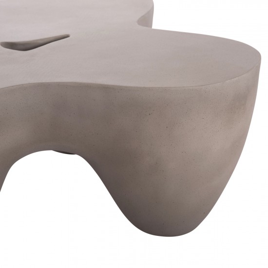 ΤΡΑΠΕΖΙ ΣΑΛΟΝΙΟΥ SALLEN FIBER CEMENT ΣΕ ΓΚΡΙ 108x94x38,5Υεκ.