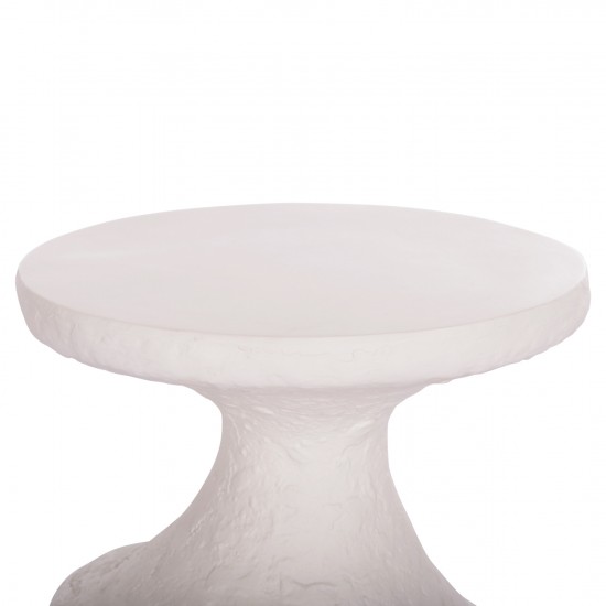 ΤΡΑΠΕΖΙ ΒΟΗΘΗΤΙΚΟ REBON FIBER CEMENT ΣΕ ΛΕΥΚΟ Φ40x56.5Υεκ.