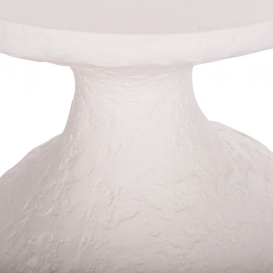 ΤΡΑΠΕΖΙ ΒΟΗΘΗΤΙΚΟ REBON FIBER CEMENT ΣΕ ΛΕΥΚΟ Φ40x56.5Υεκ.