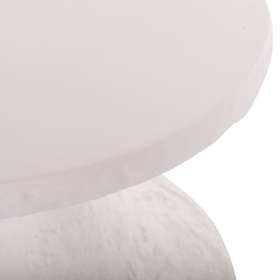 ΤΡΑΠΕΖΙ ΒΟΗΘΗΤΙΚΟ REBON FIBER CEMENT ΣΕ ΛΕΥΚΟ Φ40x56.5Υεκ.