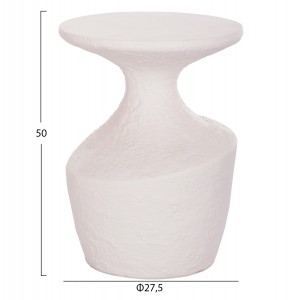 ΤΡΑΠΕΖΙ ΒΟΗΘΗΤΙΚΟ REBON FIBER CEMENT ΣΕ ΛΕΥΚΟ Φ27.5x50Υεκ.