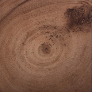 ΤΡΑΠΕΖΙ ΒΟΗΘΗΤΙΚΟ PUFFAT FIBER CEMENT ΛΕΥΚΟ- ΞΥΛΟ TEAK TOP Φ45x46Υεκ.