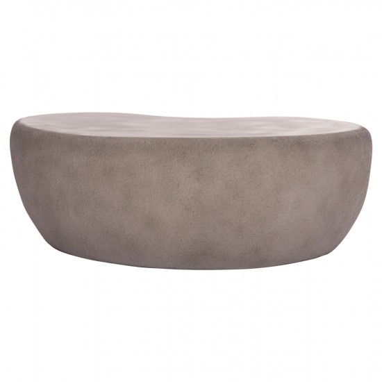 ΤΡΑΠΕΖΙ ΣΑΛΟΝΙΟΥ GERSON FIBER CEMENT ΣΕ ΓΚΡΙ 104x72x40Υεκ.