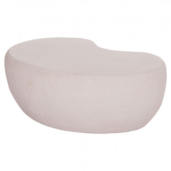 ΤΡΑΠΕΖΙ ΣΑΛΟΝΙΟΥ GERSON FIBER CEMENT ΣΕ ΛΕΥΚΟ--104x72x40Υεκ.