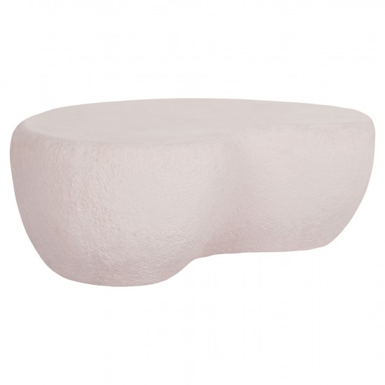 ΤΡΑΠΕΖΙ ΣΑΛΟΝΙΟΥ GERSON FIBER CEMENT ΣΕ ΛΕΥΚΟ--104x72x40Υεκ.