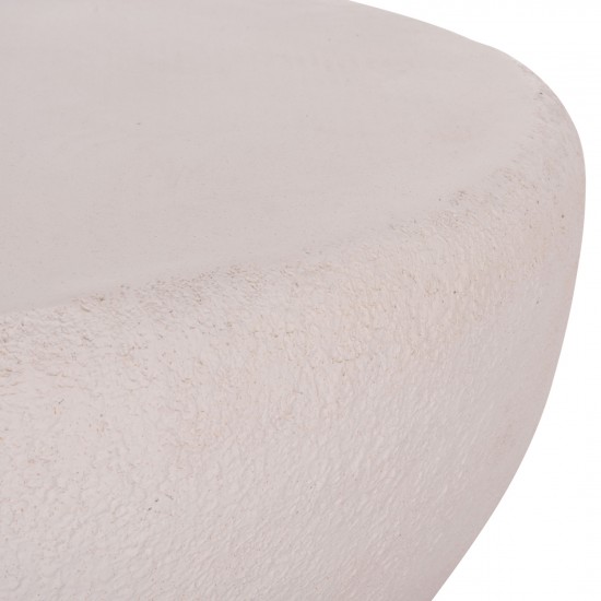 ΤΡΑΠΕΖΙ ΣΑΛΟΝΙΟΥ GERSON FIBER CEMENT ΣΕ ΛΕΥΚΟ--104x72x40Υεκ.