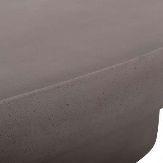 ΤΡΑΠΕΖΙ ΣΑΛΟΝΙΟΥ DESSY FIBER CEMENT ΣΕ ΓΚΡΙ 151x66x30Υεκ.