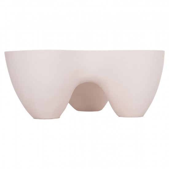 ΤΡΑΠΕΖΙ ΣΑΛΟΝΙΟΥ SALLEN FIBER CEMENT ΣΕ ΛΕΥΚΟ 108x94x38,5Υεκ.