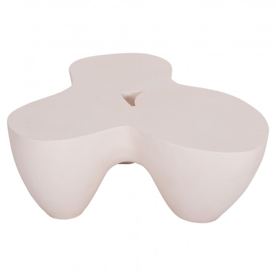 ΤΡΑΠΕΖΙ ΣΑΛΟΝΙΟΥ SALLEN FIBER CEMENT ΣΕ ΛΕΥΚΟ 108x94x38,5Υεκ.