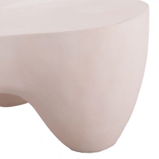 ΤΡΑΠΕΖΙ ΣΑΛΟΝΙΟΥ SALLEN FIBER CEMENT ΣΕ ΛΕΥΚΟ 108x94x38,5Υεκ.