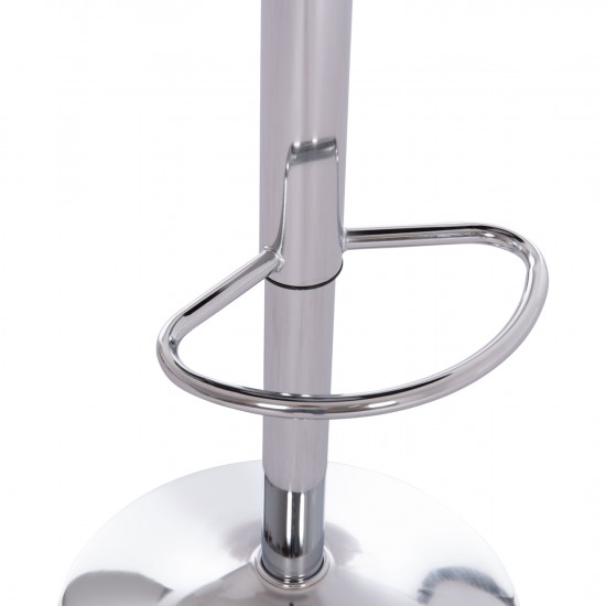 ΣΚΑΜΠΟ ΜΠΑΡ ROSE ΜΕ ΑΜΟΡΤΙΣΕΡ ΧΡΩΜΙΟΥ & ΜΑΥΡΟ ΒΕΛΟΥΔΟ 48x45x105Υεκ.