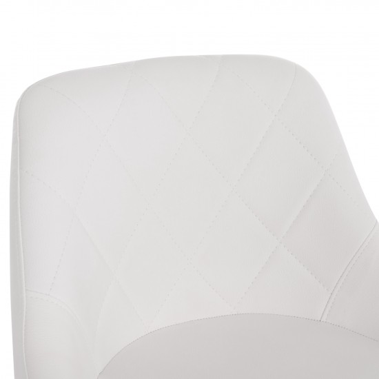 ΣΚΑΜΠΟ ΜΠΑΡ ROSE ΜΕ ΑΜΟΡΤΙΣΕΡ ΧΡΩΜΙΟΥ & ΛΕΥΚΟ PU 48x45x105Υεκ.