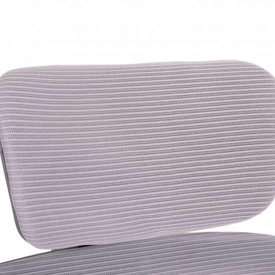 ΚΑΡΕΚΛΑ ΓΡΑΦΕΙΟΥ BASTON ΓΚΡΙ MESH & ΜΑΥΡΟ PP ΣΚΕΛΕΤΟΣ 64x60x127Υεκ.