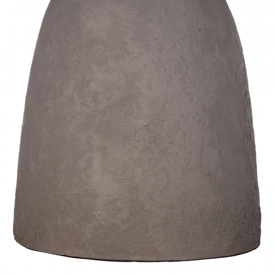 ΤΡΑΠΕΖΙ ΤΡΑΠΕΖΑΡΙΑΣ ΣΤΡΟΓΓΥΛΟ SEPPO FIBER CEMENT ΣΕ ΓΚΡΙ Φ119,5x75,5Υεκ.