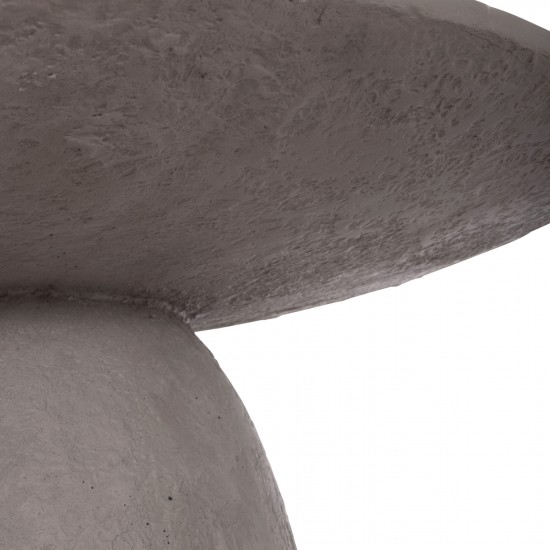 ΤΡΑΠΕΖΙ ΤΡΑΠΕΖΑΡΙΑΣ ΣΤΡΟΓΓΥΛΟ SEPPO FIBER CEMENT ΣΕ ΓΚΡΙ Φ119,5x75,5Υεκ.