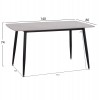 ΤΡΑΠΕΖΙ RAVEN ΚΕΡΑΜΙΚΟ TOP ΜΕ ΟΨΗ ΓΚΡΙ ΜΑΡΜΑΡΟ 140x80x74Υεκ. ΤΡΑΠΕΖΙ RAVEN ΚΕΡΑΜΙΚΟ TOP ΜΕ ΟΨΗ ΓΚΡΙ ΜΑΡΜΑΡΟ 140x80x74Υεκ.