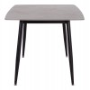 ΤΡΑΠΕΖΙ RAVEN ΚΕΡΑΜΙΚΟ TOP ΜΕ ΟΨΗ ΓΚΡΙ ΜΑΡΜΑΡΟ 160x80x74Υεκ.