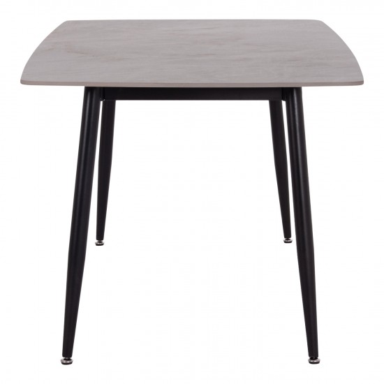 ΤΡΑΠΕΖΙ RAVEN ΚΕΡΑΜΙΚΟ TOP ΜΕ ΟΨΗ ΓΚΡΙ ΜΑΡΜΑΡΟ 160x80x74Υεκ.