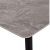 ΤΡΑΠΕΖΙ RAVEN ΚΕΡΑΜΙΚΟ TOP ΜΕ ΟΨΗ ΓΚΡΙ ΜΑΡΜΑΡΟ 160x80x74Υεκ.