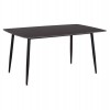ΤΡΑΠΕΖΙ RAVEN ΚΕΡΑΜΙΚΟ TOP ΜΕ ΟΨΗ ΜΑΥΡΟ ΜΑΡΜΑΡΟ 160x80x74Υεκ.