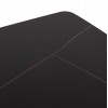 ΤΡΑΠΕΖΙ RAVEN ΚΕΡΑΜΙΚΟ TOP ΜΕ ΟΨΗ ΜΑΥΡΟ ΜΑΡΜΑΡΟ 160x80x74Υεκ.