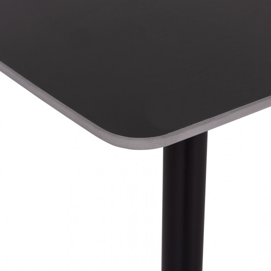 ΤΡΑΠΕΖΙ RAVEN ΚΕΡΑΜΙΚΟ TOP ΜΕ ΟΨΗ ΜΑΥΡΟ ΜΑΡΜΑΡΟ 160x80x74Υεκ.