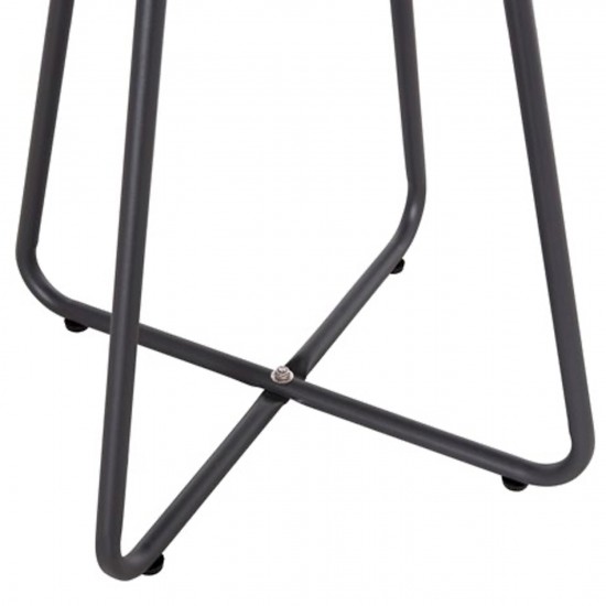 ΣΕΤ LOUNGE 3TMX ΕΞ.ΧΩΡΟΥ PONY ΜΕΤΑΛΛΟ ΣΕ ΓΚΡΙ ΣΥΝΘ.RATTAN ΣΕ ΛΕΥΚΟ-ΜΑΥΡΟ