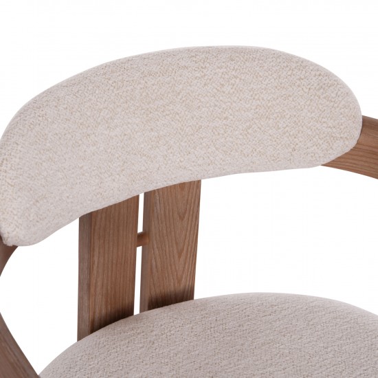 ΠΟΛΥΘΡΟΝΑ ΤΡΑΠΕΖΑΡΙΑΣ KALL ΜΠΕΖ ΥΦΑΣΜΑ ΜΑΤ WHITEWASH PLYWOOD 56x45x73Υεκ.