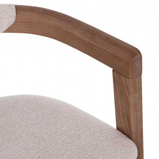 ΠΟΛΥΘΡΟΝΑ ΤΡΑΠΕΖΑΡΙΑΣ KALL ΜΠΕΖ ΥΦΑΣΜΑ ΜΑΤ WHITEWASH PLYWOOD 56x45x73Υεκ.