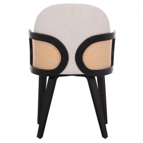 ΠΟΛΥΘΡΟΝΑ ΤΡΑΠΕΖΑΡΙΑΣ BECKER PLYWOOD ΜΑΥΡΟ ΕΚΡΟΥ ΥΦΑΣΜΑ 54x62x79Υεκ.