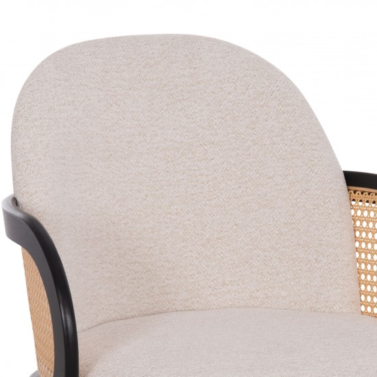 ΠΟΛΥΘΡΟΝΑ ΤΡΑΠΕΖΑΡΙΑΣ BECKER PLYWOOD ΜΑΥΡΟ ΕΚΡΟΥ ΥΦΑΣΜΑ 54x62x79Υεκ.