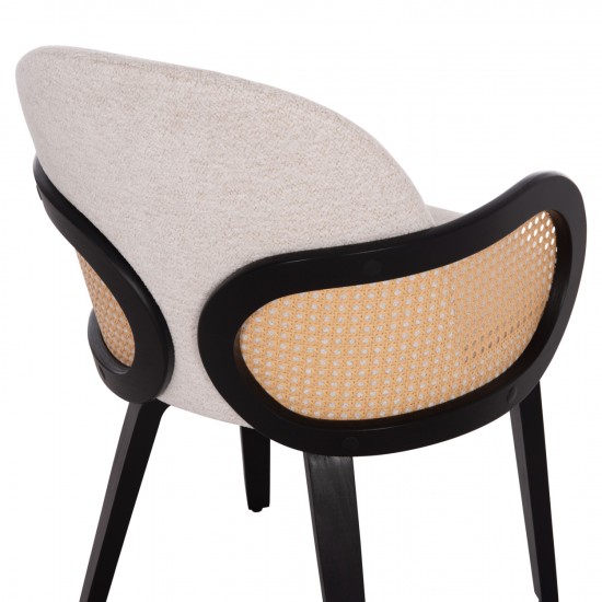 ΠΟΛΥΘΡΟΝΑ ΤΡΑΠΕΖΑΡΙΑΣ BECKER PLYWOOD ΜΑΥΡΟ ΕΚΡΟΥ ΥΦΑΣΜΑ 54x62x79Υεκ.