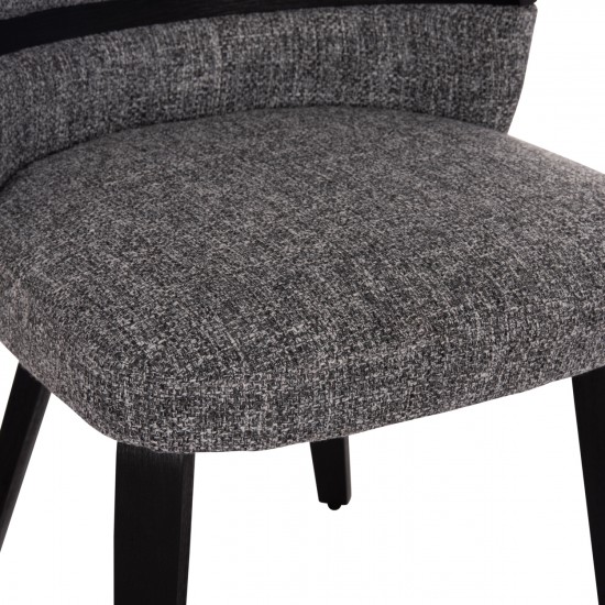 ΚΑΡΕΚΛΑ ΤΡΑΠΕΖΑΡΙΑΣ DEKKER PLYWOOD ΜΑΥΡΟ ΥΦΑΣΜΑ ΓΚΡΙ 50x60x80Υεκ. ΚΑΡΕΚΛΑ ΤΡΑΠΕΖΑΡΙΑΣ DEKKER PLYWOOD ΜΑΥΡΟ ΥΦΑΣΜΑ ΓΚΡΙ 50x60x80Υεκ.