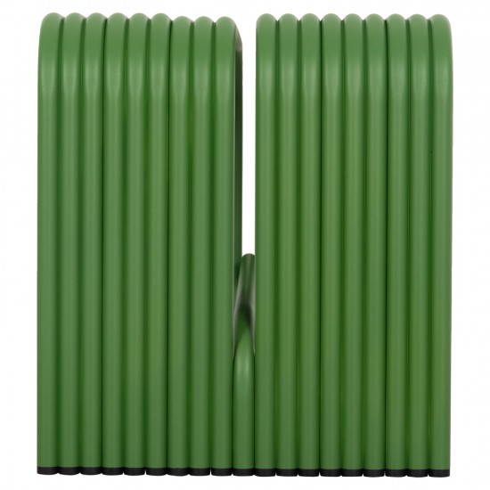 ΠΑΓΚΑΚΙ 2-ΘΕΣΙΟ ΣΕΙΡΑ INTREPID ΑΛΟΥΜΙΝΙΟ ΣΕ ΠΡΑΣΙΝΟ ΧΡΩΜΑ 109,5x37x42Υ