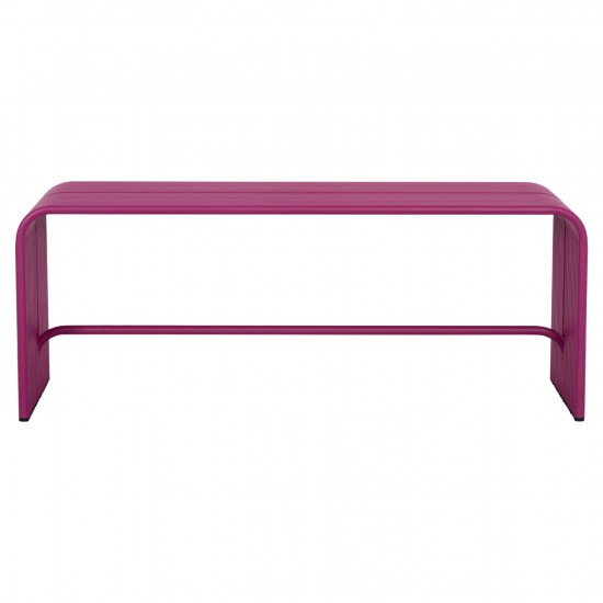 ΠΑΓΚΑΚΙ 2-ΘΕΣΙΟ ΣΕΙΡΑ INTREPID ΑΛΟΥΜΙΝΙΟ ΣΕ ΜΩΒ ΧΡΩΜΑ 109,5x37x42Υ